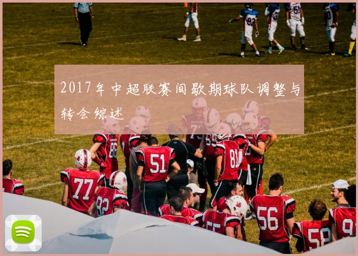 2017年中超联赛间歇期球队调整与转会综述